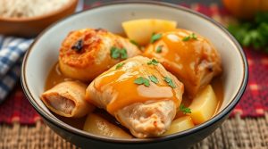 Куриные бедра в медово-горчичном соусе: пошаговый рецепт.