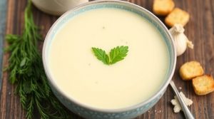 Пошаговый рецепт крем-супа из картофеля с трюфельным маслом.