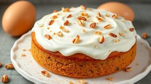 Пошаговый рецепт “Медового торта” с орехами и сметанным кремом.