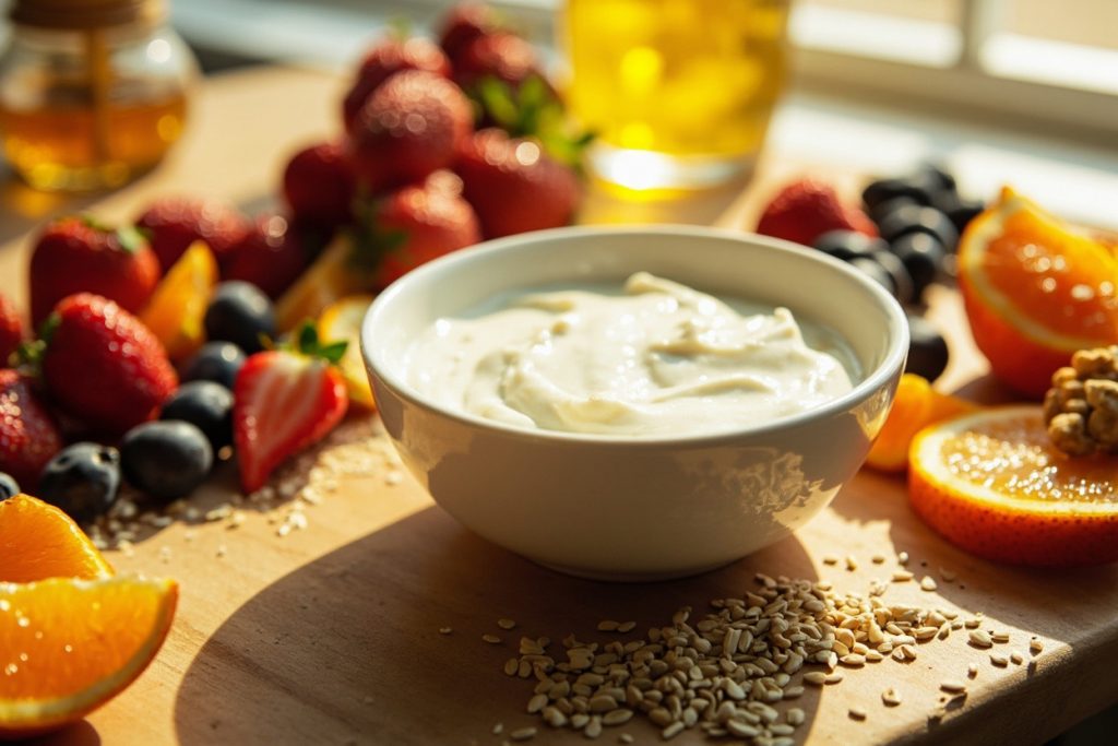 Как приготовить Фруктовые десерты с йогуртом: пошаговая инструкция.