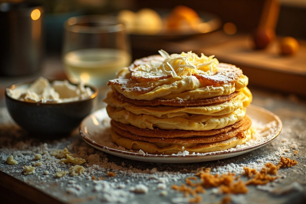 Как приготовить Торт Наполеон с кремом из сгущенного молока: пошаговая инструкция.