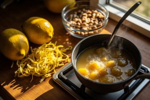 Как сделать Лимонные конфеты с орехами: пошаговая инструкция.