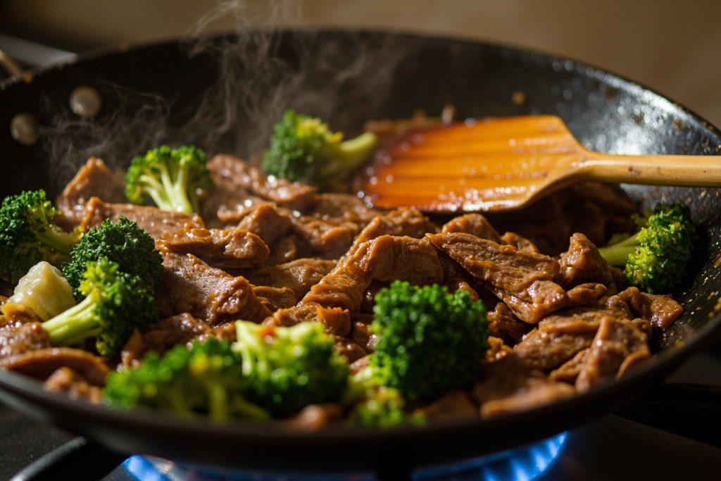 Говядина с брокколи и соевым соусом: пошаговый рецепт.