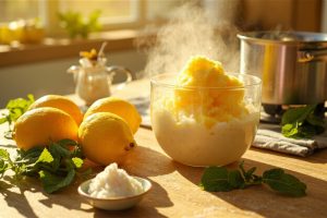 Как приготовить Лимонный сорбет с мятой: пошаговая инструкция.