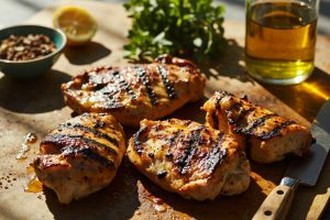 Курица с перцем и оливковым маслом на гриле: пошаговое руководство.