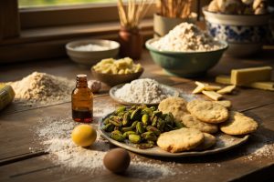 Как приготовить Печенье с фисташками и белым шоколадом: пошаговая инструкция.