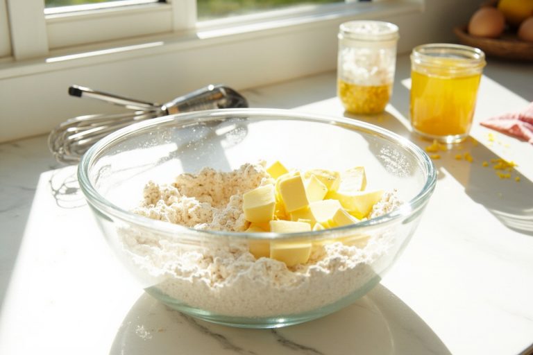 Пошаговый рецепт Лимонного пирога с безе.