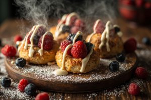 Как приготовить Пирожные с белым шоколадом и ягодами: пошаговая инструкция.