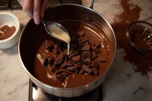 Как сделать Шоколадные трюфели с какао: пошаговая инструкция.