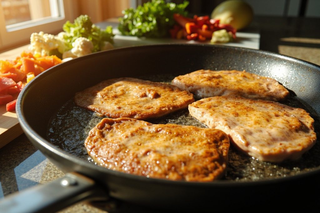 Котлеты из индейки с овощным гарниром: пошаговое руководство.