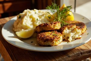 Рыбные котлеты с картофельным пюре: пошаговое руководство.