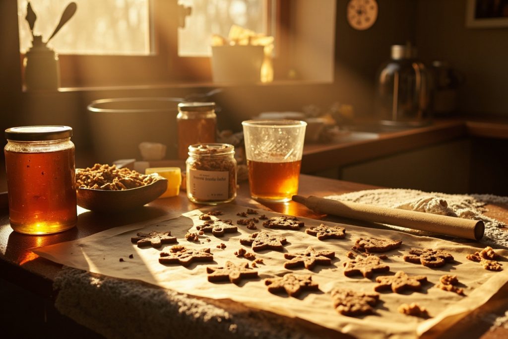 Как сделать Медовые пряники с орехами: пошаговая инструкция.