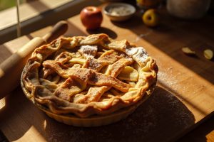 Как приготовить Яблочный пирог с корицей: пошаговая инструкция.