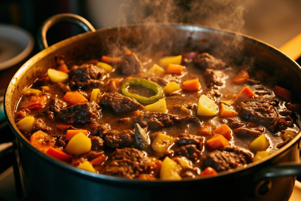 Тушеные овощи с говядиной и специями: пошаговое руководство.