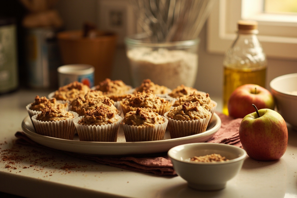 Как сделать Яблочные кексы с корицей: пошаговая инструкция.