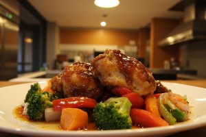 Куриные бедра в соусе терияки с овощами: пошаговое руководство.