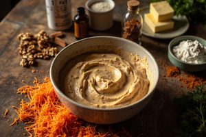 Как приготовить Морковный торт с орехами и кремом: пошаговая инструкция.