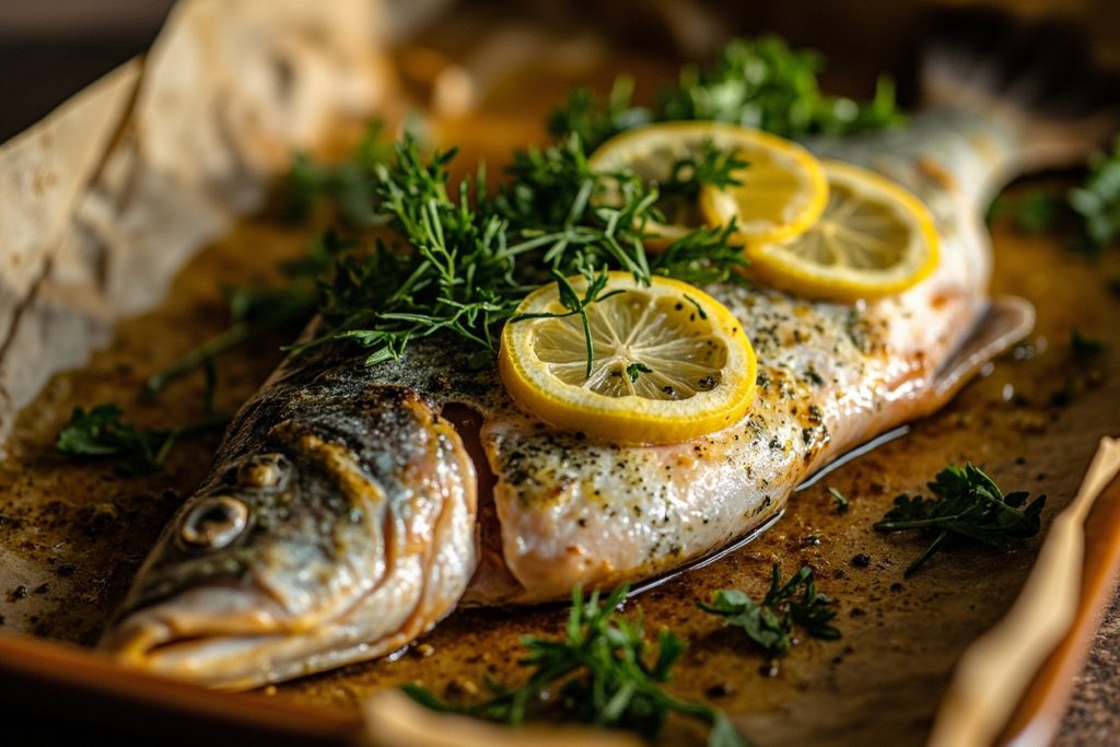 Печеная рыба с травами и лимоном: пошаговое руководство.