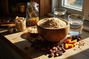 Как приготовить Десерт с гречневой крупой и сухофруктами: пошаговая инструкция.