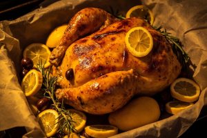 Курица с лимоном и оливками в духовке: пошаговый рецепт.
