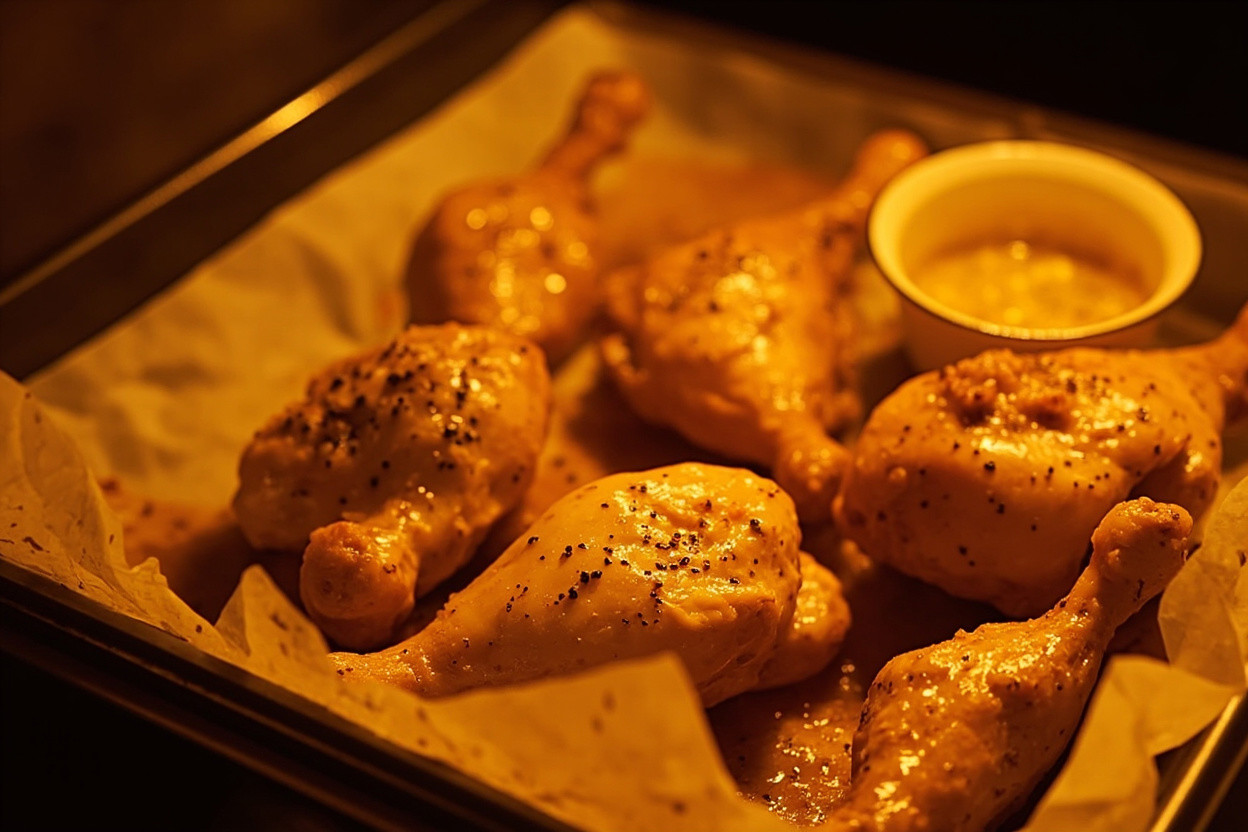 Куриные ножки с медом и горчицей в духовке: пошаговое руководство.