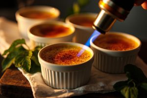 Пошаговый рецепт Крем-брюле с карамельной корочкой.