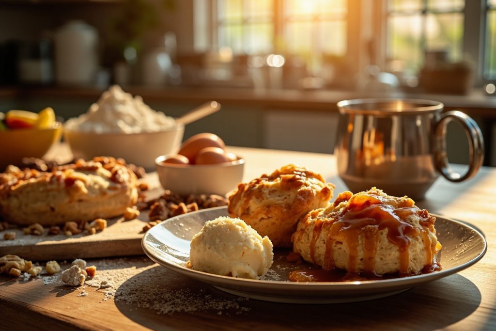 Как сделать Пирожные с орехами и карамельным соусом: пошаговая инструкция.