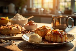 Как сделать Пирожные с орехами и карамельным соусом: пошаговая инструкция.