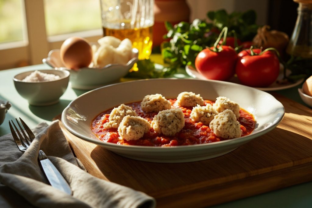 Рыбные фрикадельки в томатном соусе: пошаговое руководство.