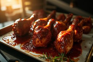 Куриные ноги с соусом барбекю: пошаговый рецепт.