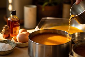 Как сделать Крем-карамель с ванилью: пошаговая инструкция.