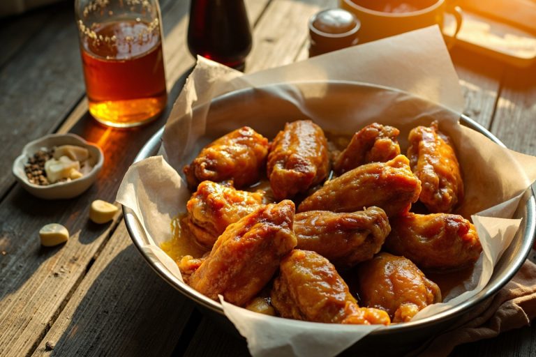 Куриные крылышки в медовом соусе: пошаговый рецепт.