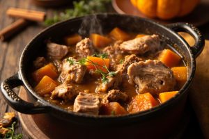 Индейка, тушеная с тыквой и специями: пошаговое руководство.