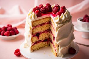 Как приготовить Торт с малиновым желе и творожным кремом: пошаговая инструкция.