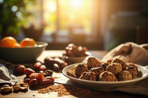 Пошаговый рецепт Шариков из сухофруктов с орехами.