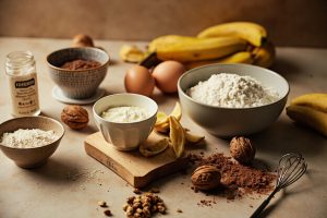 Как приготовить Пирожные с банановым муссом и грецкими орехами: пошаговая инструкция.