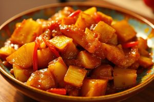 Курица с ананасами в кисло-сладком соусе: пошаговое руководство.