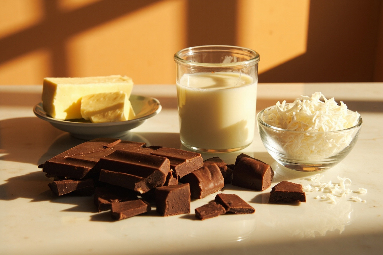 Как приготовить Шоколадные трюфели с кокосовой стружкой: пошаговая инструкция.