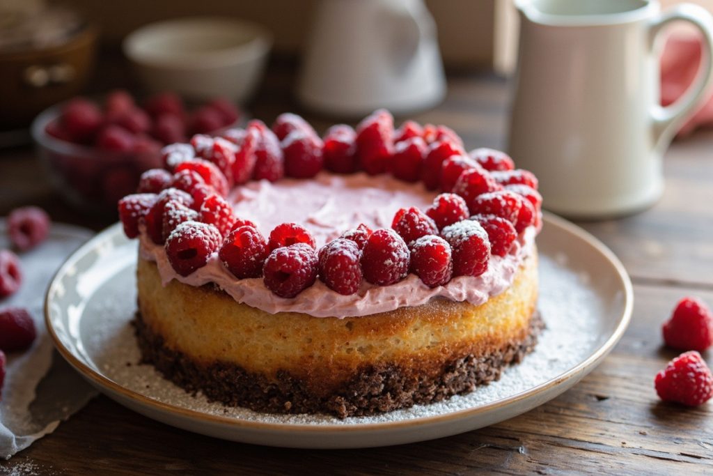 Как приготовить Торт с малиновым муссом: пошаговая инструкция.