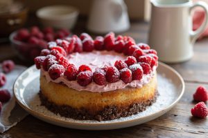 Как приготовить Торт с малиновым муссом: пошаговая инструкция.