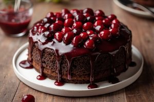 Как сделать Шоколадный торт с вишневым компотом: пошаговая инструкция.