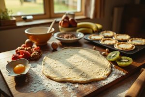 Как приготовить Песочные корзинки с кремом и фруктами: пошаговая инструкция.