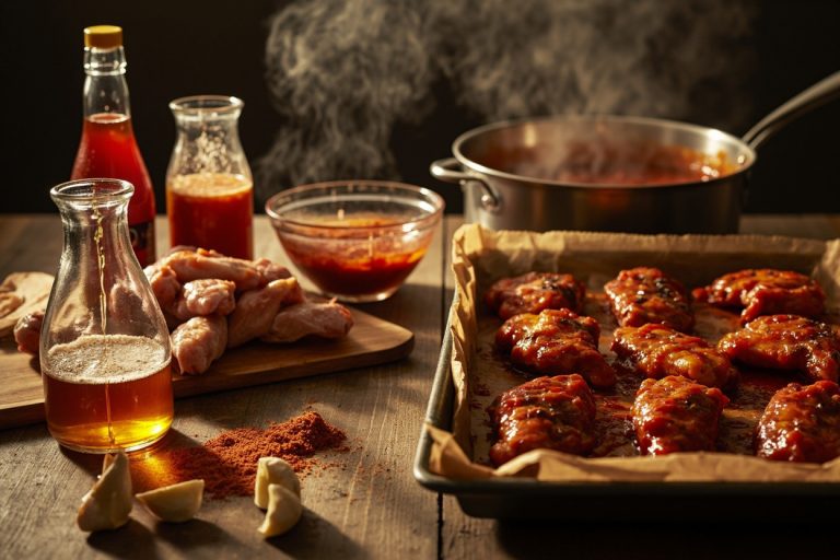 Куриные крылышки в томатном соусе с медом: пошаговое руководство.
