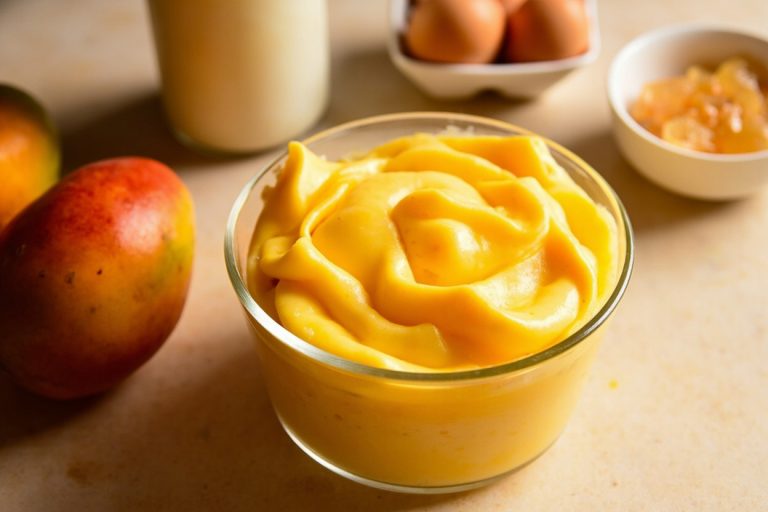 Как приготовить Суфле из манго с кокосовым молоком: пошаговая инструкция.