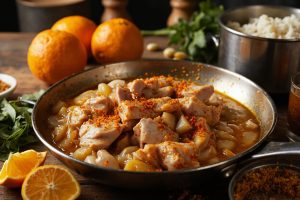 Индейка в апельсиновом соусе с рисом: пошаговое руководство.