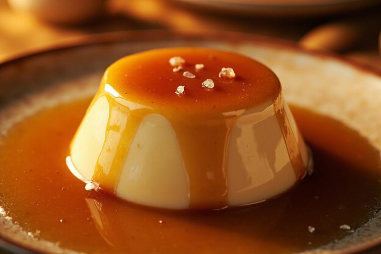 Пошаговый рецепт Карамельного пудинга с соленой карамелью.
