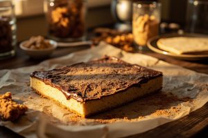 Как приготовить Пирожное с арахисовым кремом и шоколадом: пошаговая инструкция.