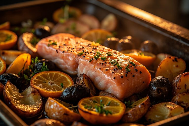 Рыба с картофелем и оливками в духовке: пошаговое руководство.