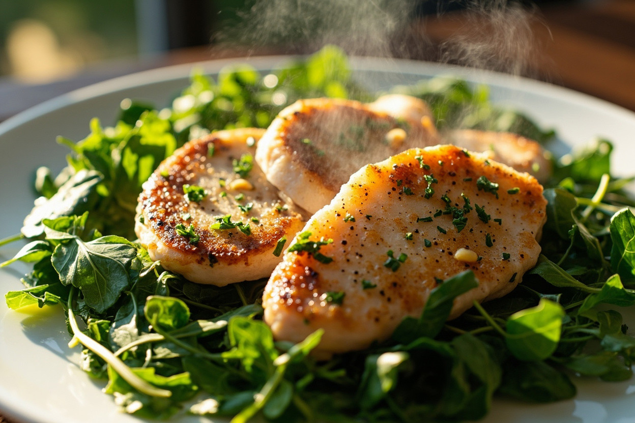 Котлеты из индейки с зеленью