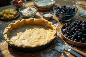 Пирог с черникой: пошаговый рецепт и идеи для украшения
